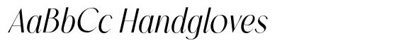 Artena Italic font sample
