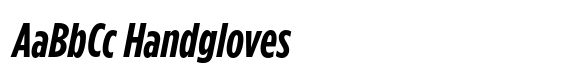 Gotham Condensed Bold Italic image