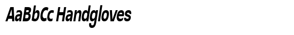 Glorytalk Sans Bold Italic Condensed image