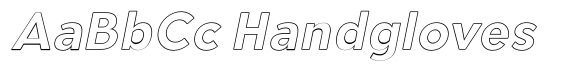 Aukim II Outline Semi Bold Italic image