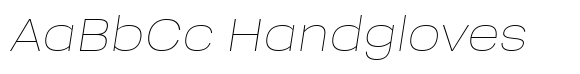Soliden Thin Expanded Oblique font sample