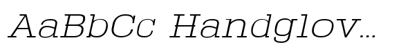 Montrex Slab Extra Light Expanded Italic image