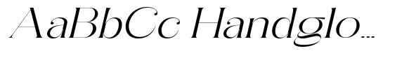 Abigant Serif Ultra Expanded Slant image