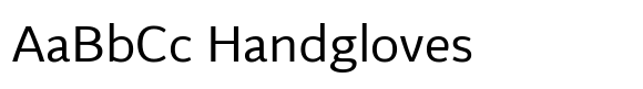 Flinders Regular font sample