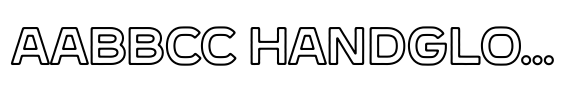 Hanley Pro Sans Wide Outline Extra image