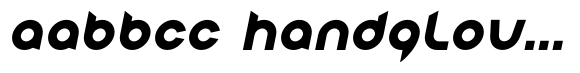 Roundmar 01 Black Italic image