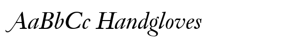 Aquamarine Titling Italic image