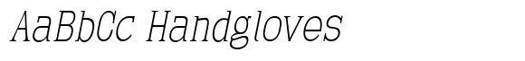 Gatron Thin Condensed Italic image