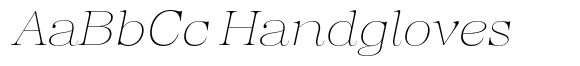 Regaris Plain Thin Semi Expanded Italic image
