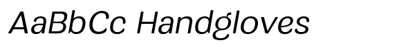 Fangled Light Italic font sample
