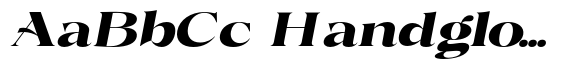 Volkys Serif Extra Bold Italic Expanded image