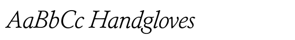 Seneca BQ Light Italic image