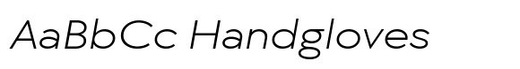 TT Chocolates Expanded Light Italic image