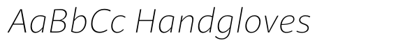 Quercus Sans Thin Italic image