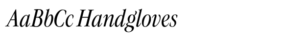 Evoque Condensed Italic image