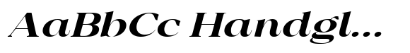 Mugnelis Semi Bold Expanded Italic image