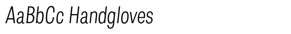 Berna Condensed Extra Light Italic image