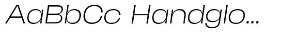 Herokid Italic ExtraLight Expanded image