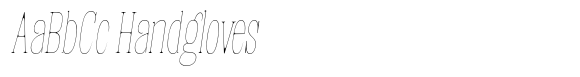 Fenoura Soft Thin Condensed Italic image