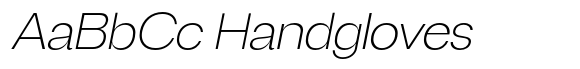 Degitan Extra Light Italic image