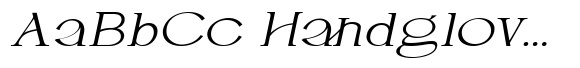 Calvoire Extra Light Expanded Italic image
