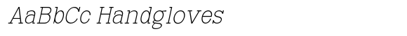 Aristone Slab Thin Italic image