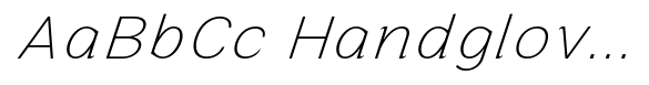 Zendory Thin Expanded Italic image