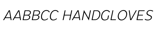 Renau Caps Light Italic image