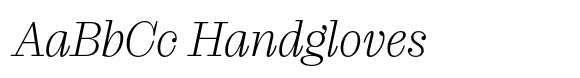 Kreol Standard Thin Italic image
