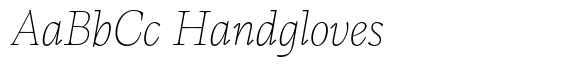 Calvino Thin Italic image