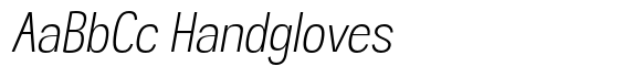 Radadawa Extra Light Expanded Italic font sample