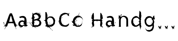 Terra Butterfly font sample