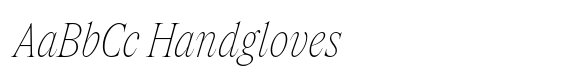 Lyst Thin Italic image