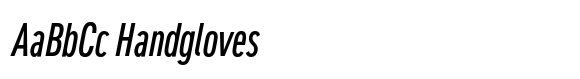 DIN 2014 Condensed Italic image