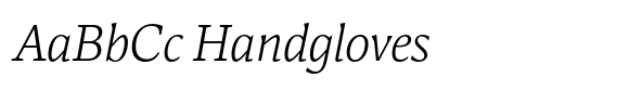 Antonia H3 Light Italic image
