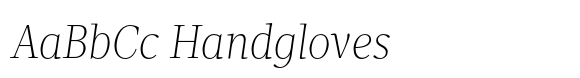 Velino Text Thin Italic image