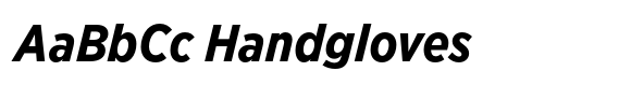 Gotham Narrow Bold Italic image