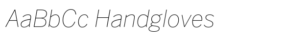 Benton Sans Thin Italic image