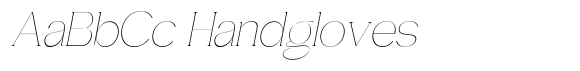 Gentano Athiroen  Serif Thin Semi Expanded Slanted image