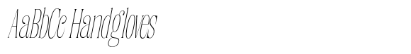 Enigera Thin Extra Condensed Italic image