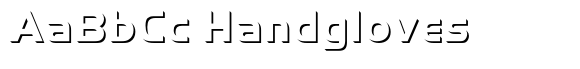 Handel Gothic Std Onlyshadow Bold (d) image