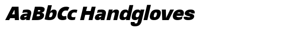 Glorytalk Sans Black Italic image