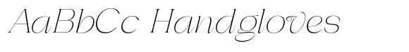 Gentano Athiroen  Italic Extra Light Expanded image