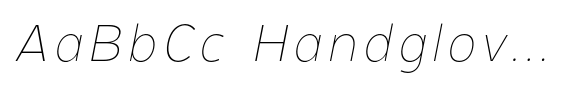 Hidophin Thin Italic image