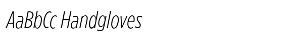Gotham Condensed Light Italic image