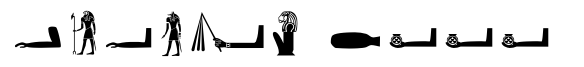 Hieroglyph B Regular image