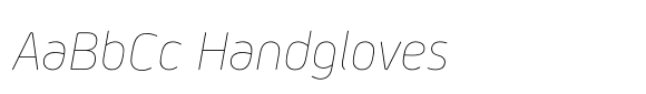 Morebi Rounded Thin Italic image