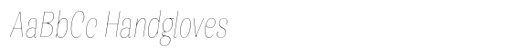 Julima Round Slant Th Condensed Hairline image