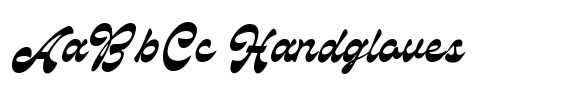 Rifers Script font sample
