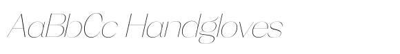 Orelo Standard Thin Italic image